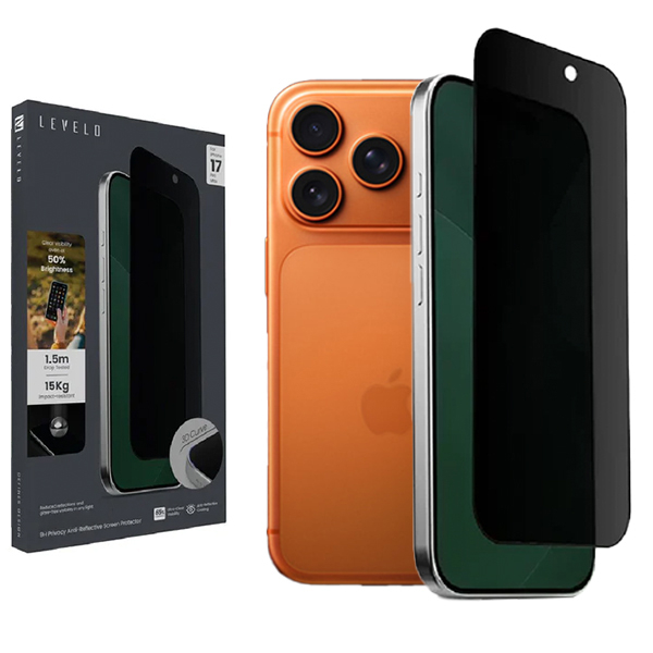 محافظ صفحه حریم شخصی نمایش لِولو مدل ArmorX 3D 9H Privacy مناسب برای گوشی موبایل اپل iPhone 17 Pro Max محافظ صفحه حریم شخصی نمایش لِولو مدل ArmorX 3D 9H Privacy مناسب برای گوشی موبایل اپل iPhone 17 Pro Max