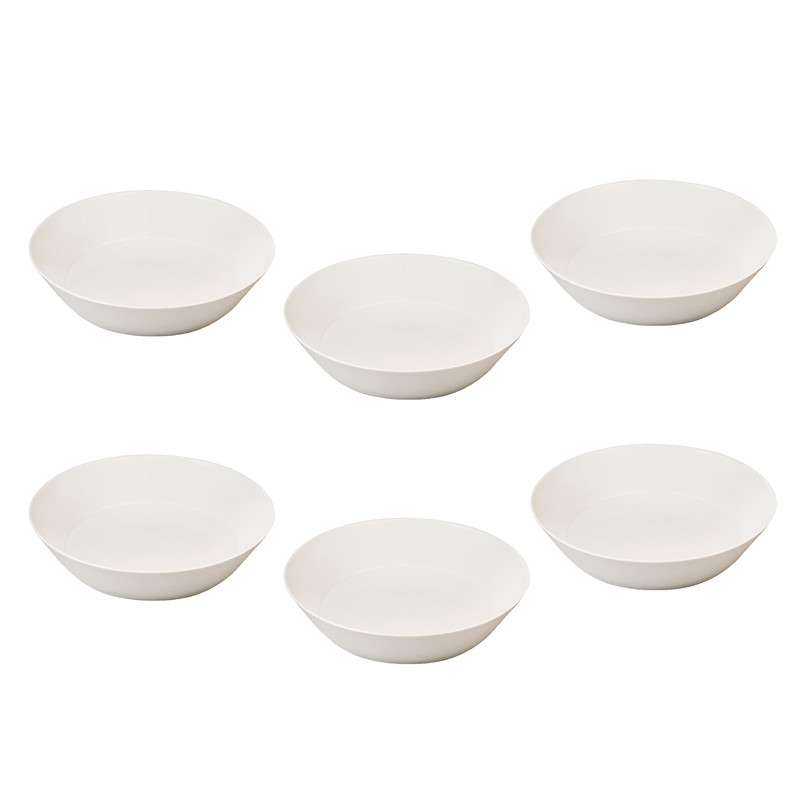 بشقاب خورش خوری زی مدل فرم اس 19 سفید درجه 3 بسته شش عددی بشقاب خورش خوری زی مدل فرم اس 19 سفید درجه 3 بسته شش عددی