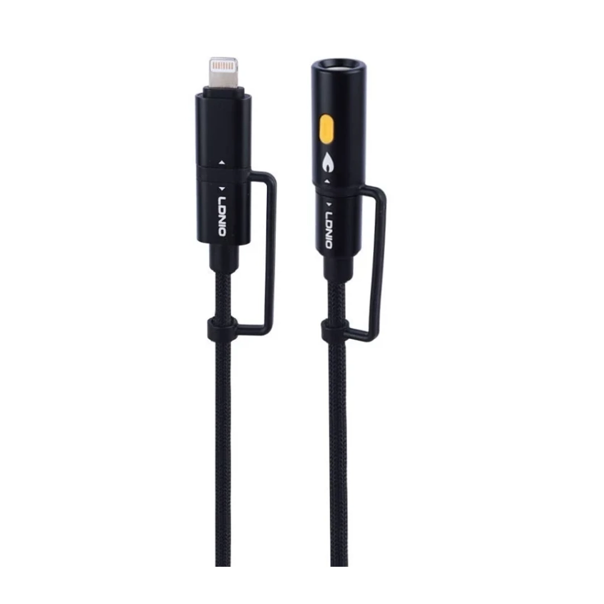 کابل تبدیل دو سر تایپ سی به لایتنینگ / میکرو USB الدینیو مدل LC20 کابل تبدیل دو سر تایپ سی به لایتنینگ / میکرو USB الدینیو مدل LC20-small-image