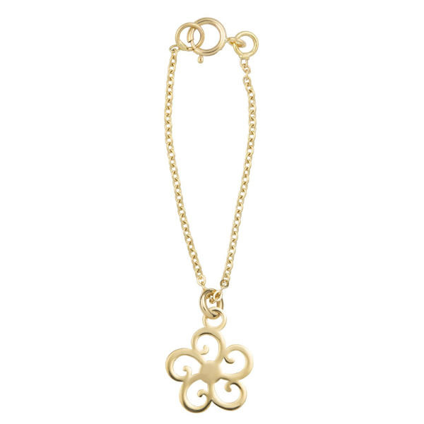 آویز ساعت طلا 18 عیار زنانه شمیم گلد گالری طرح گل کد SG545