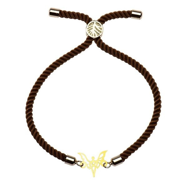 دستبند طلا 18 عیار شمیم گلد گالری زنانه مدل M182