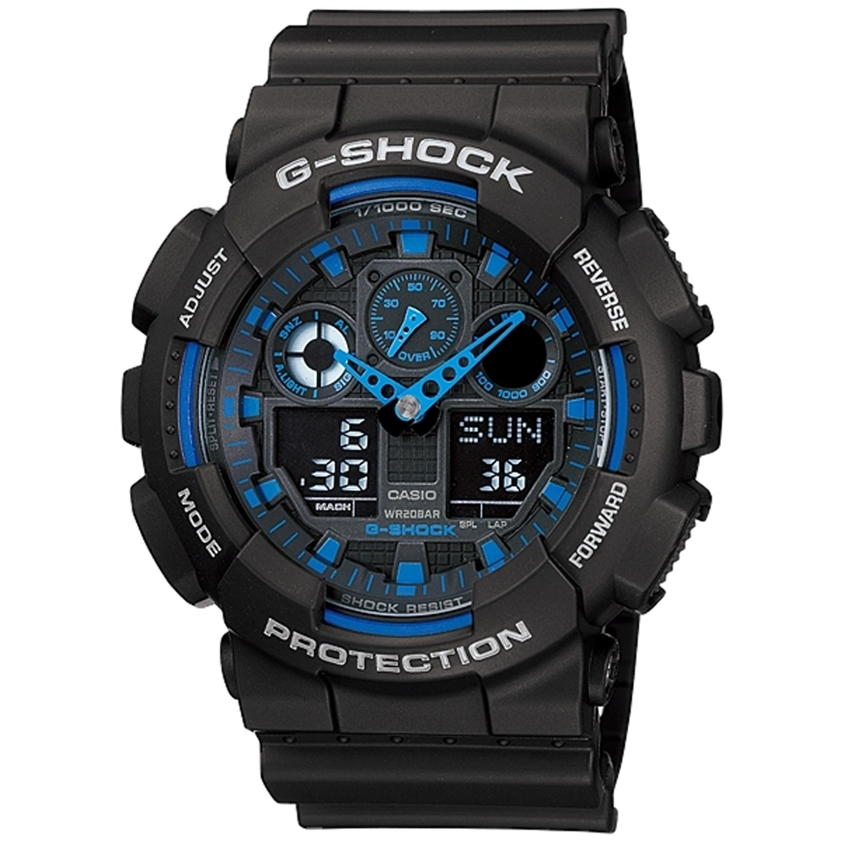 ساعت مچی مردانه کاسیو جی شاک مدل GA-100-1A2-small-image