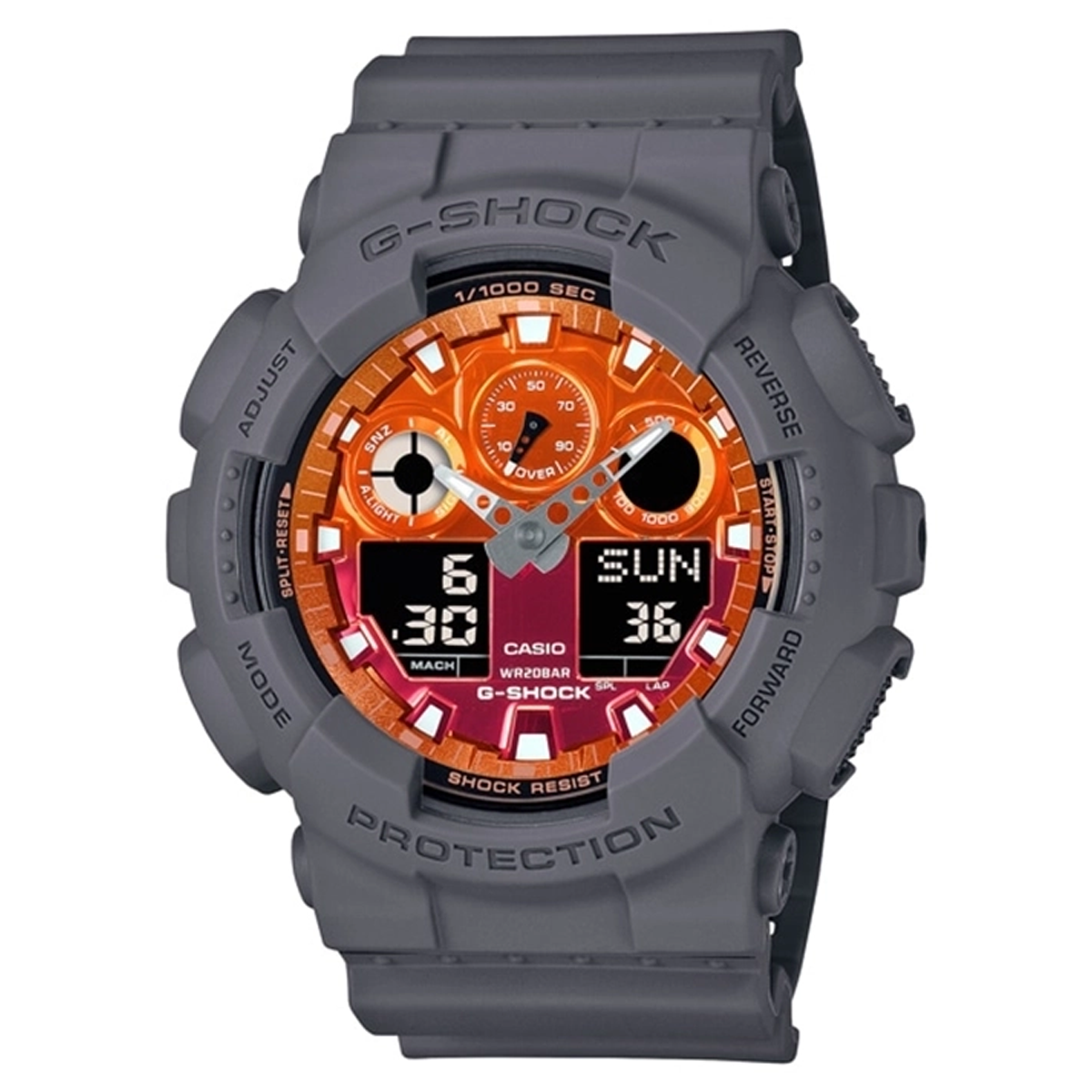 ساعت مچی مردانه کاسیو جی شاک مدل GA-100FL-8ADR-small-image