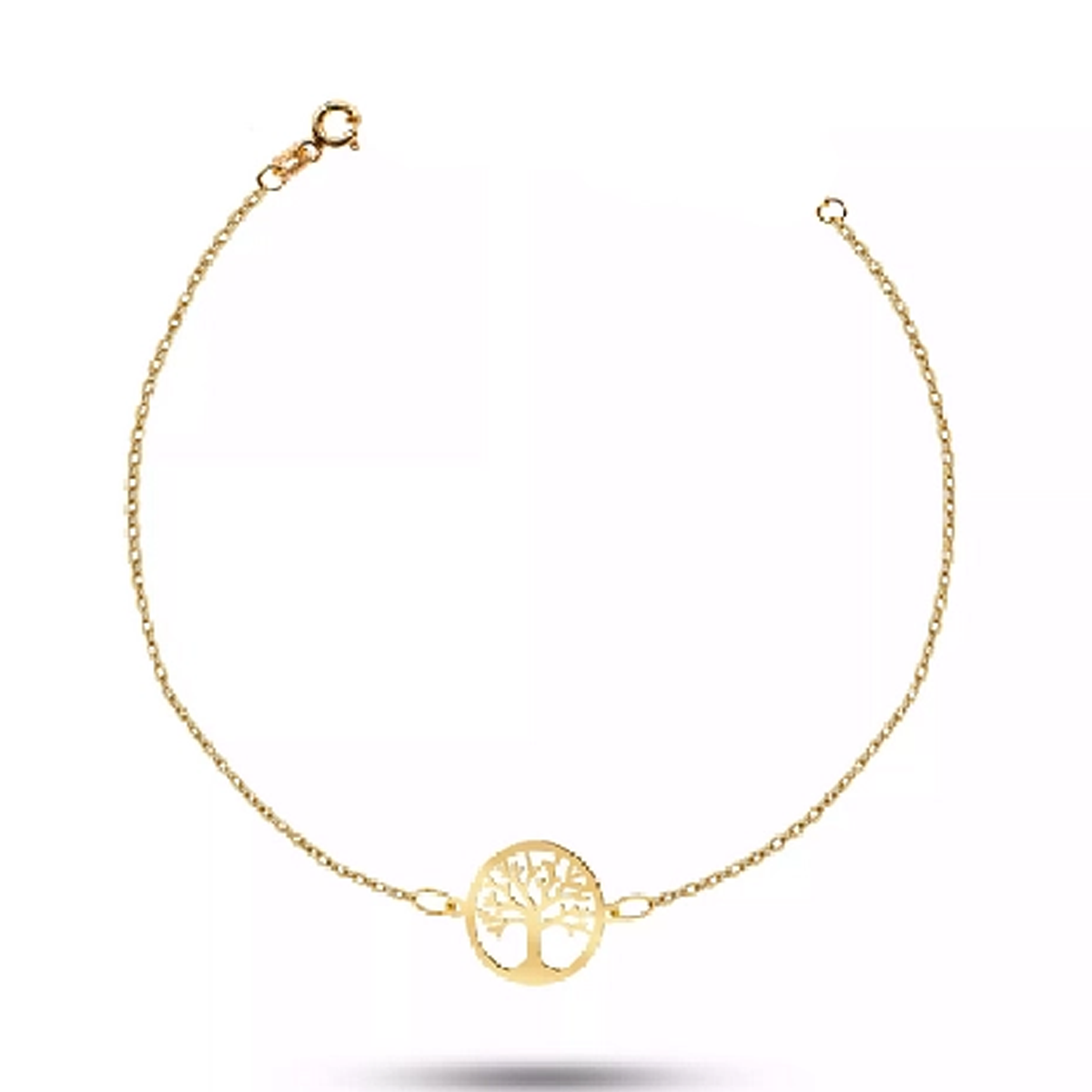 دستبند طلا 18 عیار زنانه اپال گلد مدل درخت زندگی