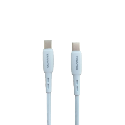 کابل تبدیل USB-C به USB-C ترانیو مدل T-P2 طول 1 متر کابل تبدیل USB-C به USB-C ترانیو مدل T-P2 طول 1متر