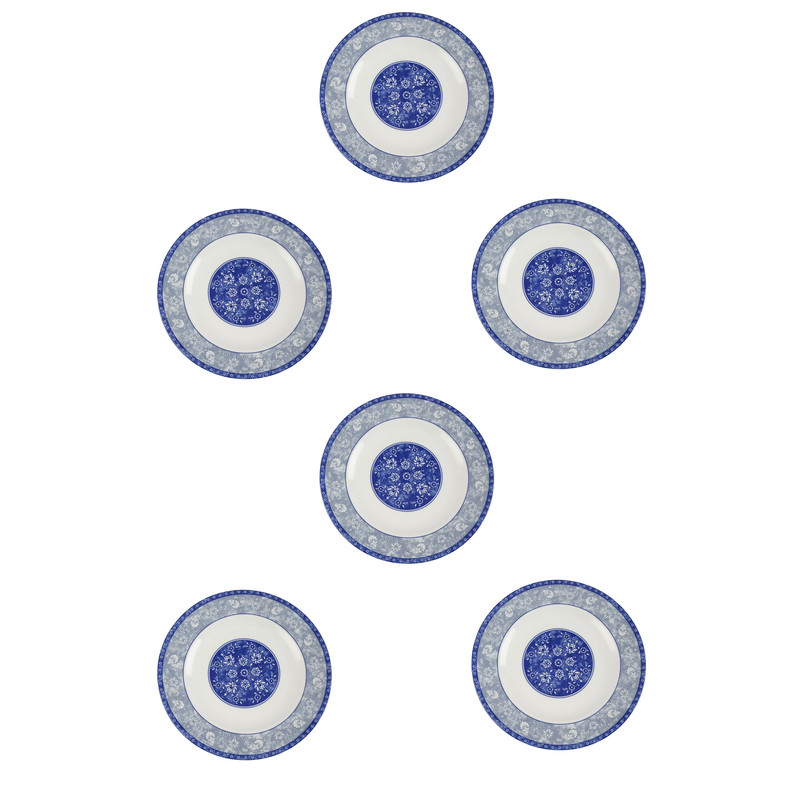 پیش دستی چینی زرین ایران مدل ایتالیا 19 اصفهان درجه عالی بسته 6 عددی