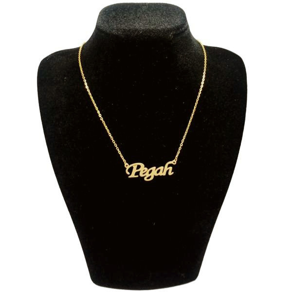 گردنبند طلا 18 عیار زنانه شمیم گلد گالری طرح پگاه کد UN0023