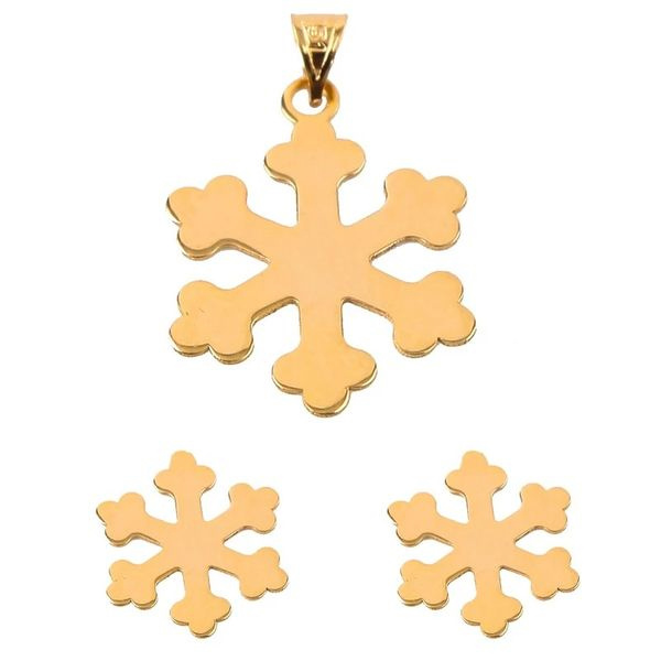 نیم ست طلا 18 عیار دخترانه شمیم گلد گالری مدل وینتر اسنو 68 نیم ست طلا 18 عیار دخترانه شمیم گلد گالری مدل وینتر اسنو 68