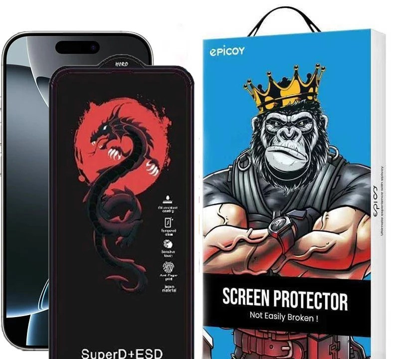 محافظ صفحه نمایش اپیکوی مدل Red Dragon ESD مناسب برای گوشی موبایل اپل iPhone 16 / 15 / 14 Pro