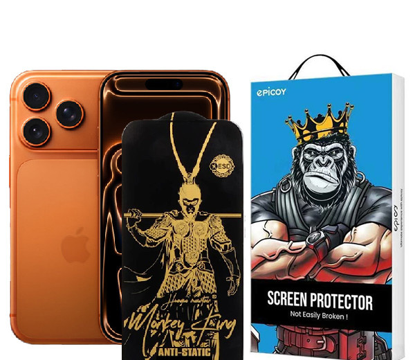 محافظ صفحه نمایش اپیکوی مدل Wukong ESD مناسب برای گوشی موبایل اپل  iPhone 17 Pro / 17 / 16 Pro