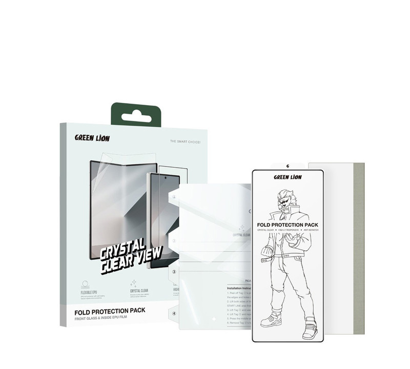 محافظ صفحه نمایش گرین لاین مدل Crystal Clear View مناسب برای گوشی موبایل سامسونگ Galaxy Z Fold 6