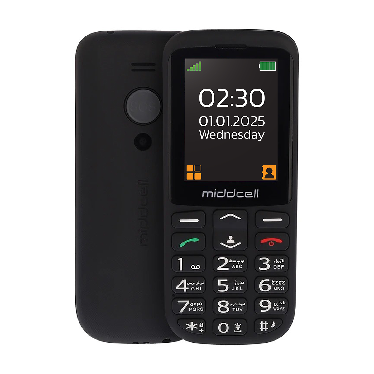 گوشی موبايل میدسل مدل M230 ظرفیت 32 مگابایت رم 32 مگابایت