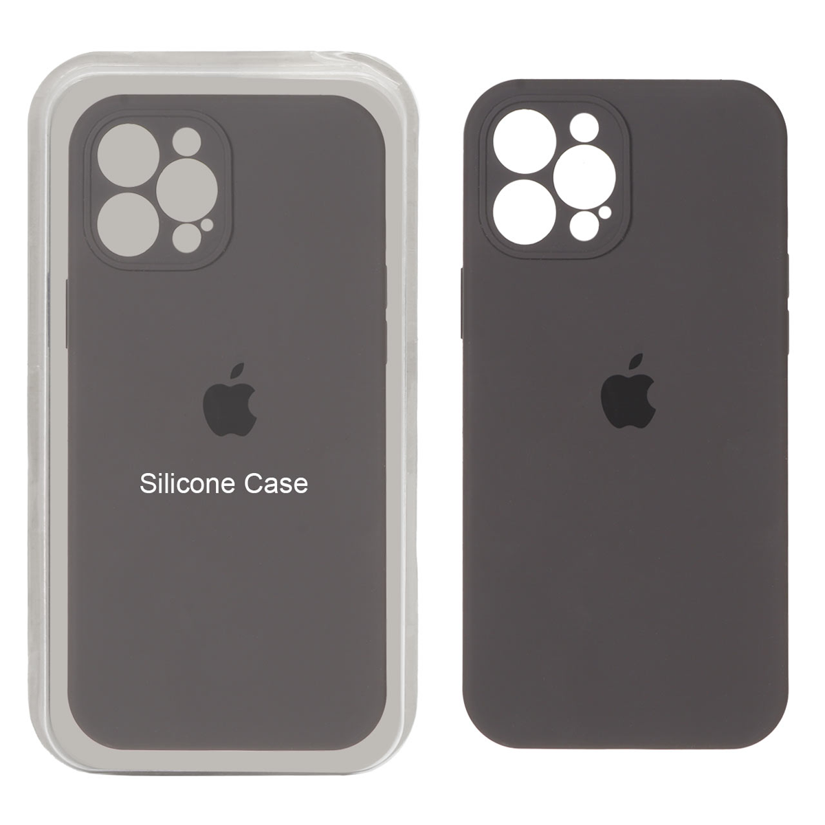 قاب گوشی اپل iPhone 12 Pro Max مدل سیلیکونی محافظ لنزدار