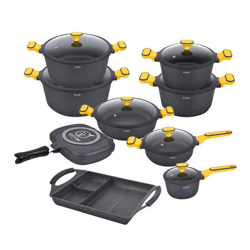 سرویس قابلمه 17 پارچه جی فی نی مدل G-02 سرویس قابلمه 17 پارچه جی فی نی مدل G-02