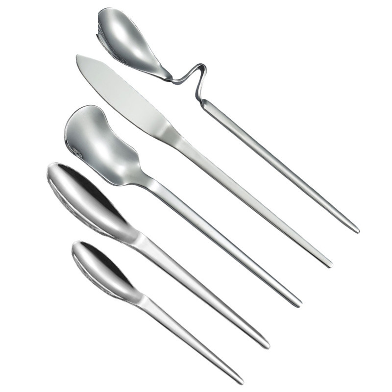 سرویس قاشق 5 پارچه صبحانه خوری جی فی نی مدل BREAKFAST