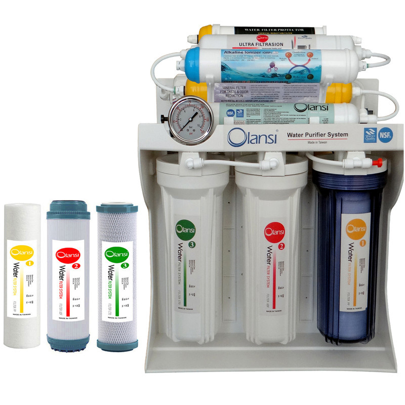 دستگاه تصفیه کننده آب اولانسی مدل RO - FT2800 به همراه فیلتر مجموعه 3 عددی