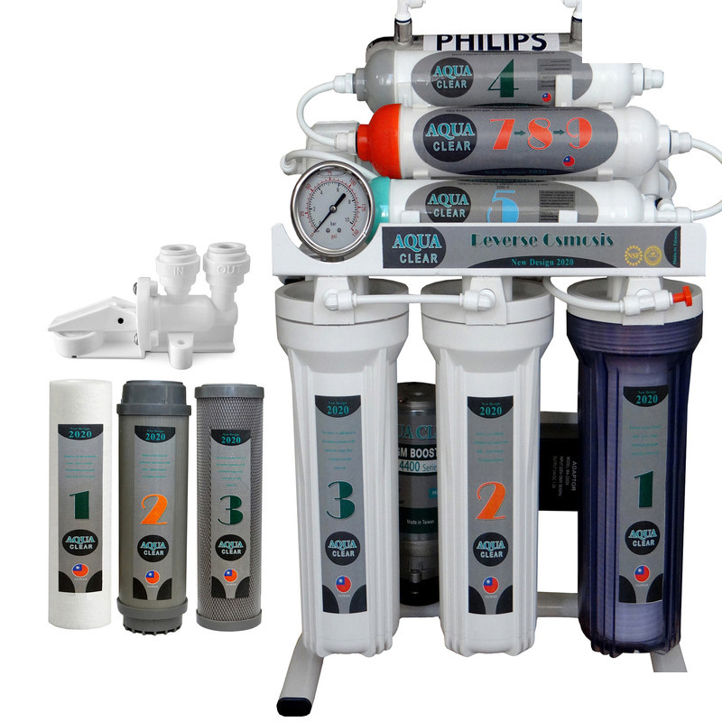 دستگاه تصفیه کننده آب آکوآ کلیر مدل NEW DESIGN2020-AUX10 به همراه فیلتر مدل 01 مجموعه 3 عددی و کیت نشتی گیر دستگاه تصفیه کننده آب آکوآ کلیر مدل NEW DESIGN2020-AUX10 به همراه فیلتر مدل 01 مجموعه 3 عددی و کیت نشتی گیر