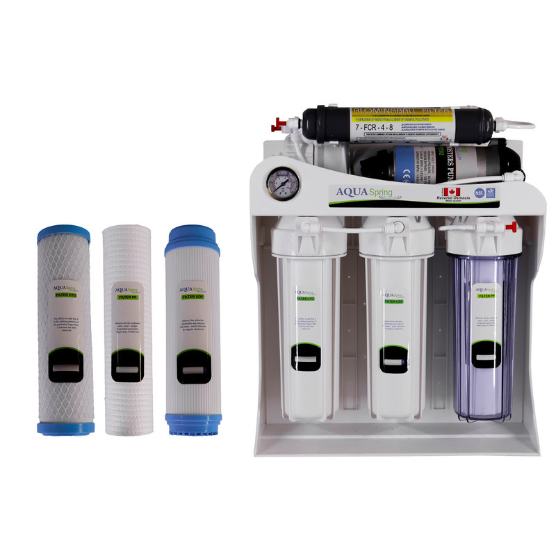 دستگاه تصفیه کننده آب زیرسینک مرحلهای آکوآ اسپرینگ مدل RO_SF4770_W3F