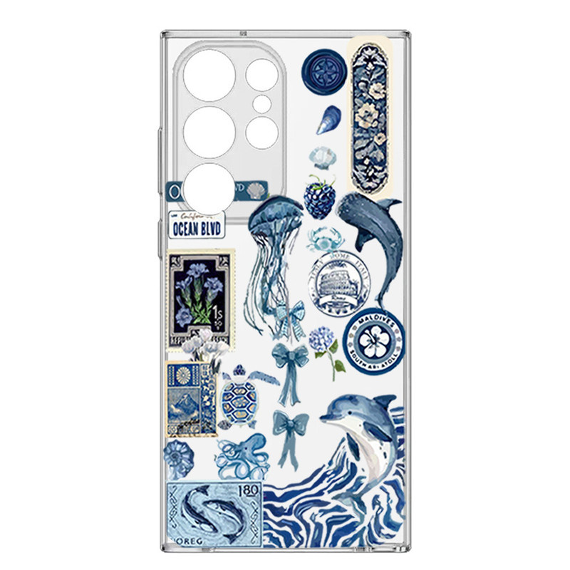 کاور طرح Summer مناسب برای گوشی موبایل سامسونگ Galaxy S24 Ultra