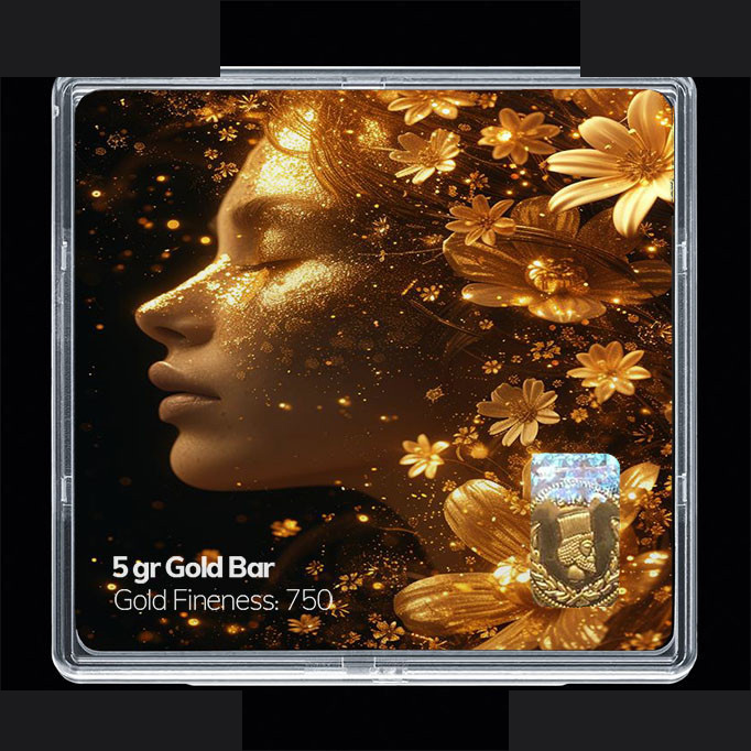 شمش طلا 18 عیار مدوپد مدل دختر کد SG11820