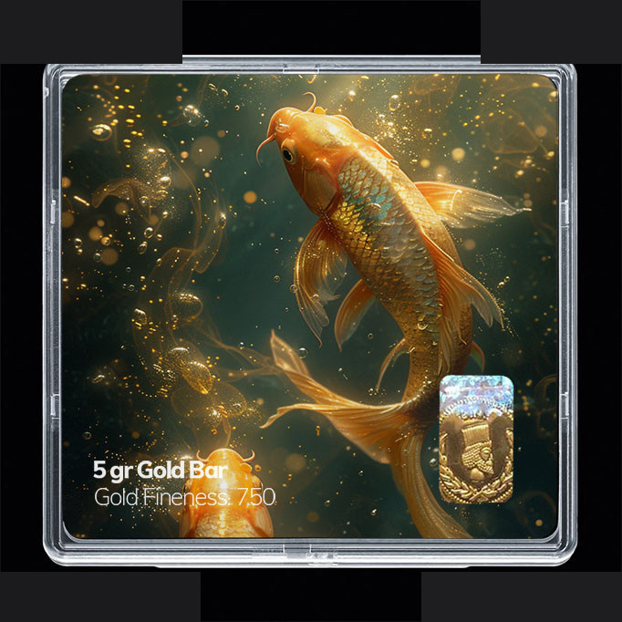 شمش طلا 18 عیار مدوپد مدل نوروز و سال نو کد SG11624 شمش طلا 18 عیار مدوپد مدل نوروز و سال نو کد SG11624