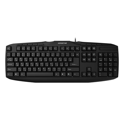 کیبورد با سیم کینگ استار مدل KB63  کیبورد با سیم کینگ استار مدل KB63