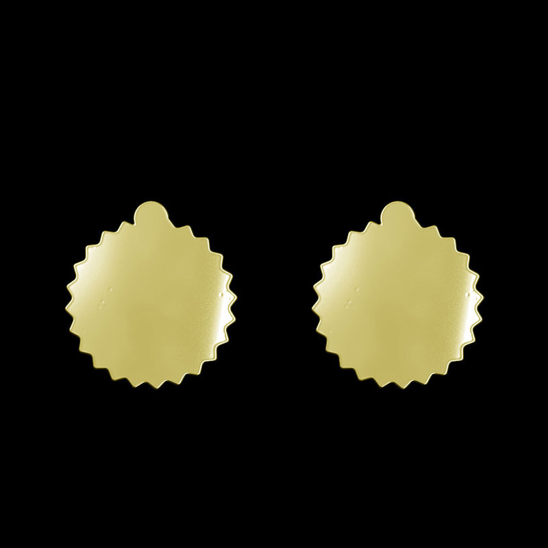 گوشواره طلا 18 عیار زنانه مدوپد مدل ستاره کد GA1-15592