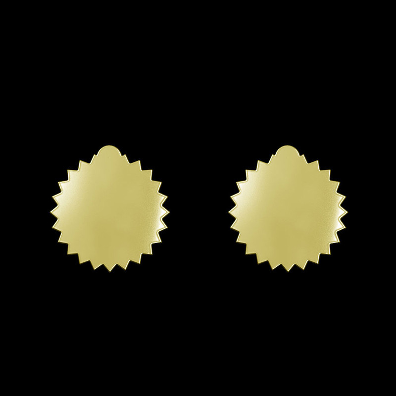 گوشواره طلا 18 عیار زنانه مدوپد مدل ستاره کد GA1-15622