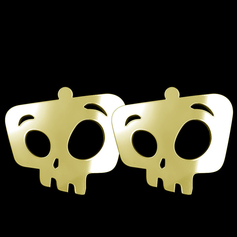 گوشواره طلا 18 عیار زنانه مدوپد مدل جمجمه کد GA1-15674