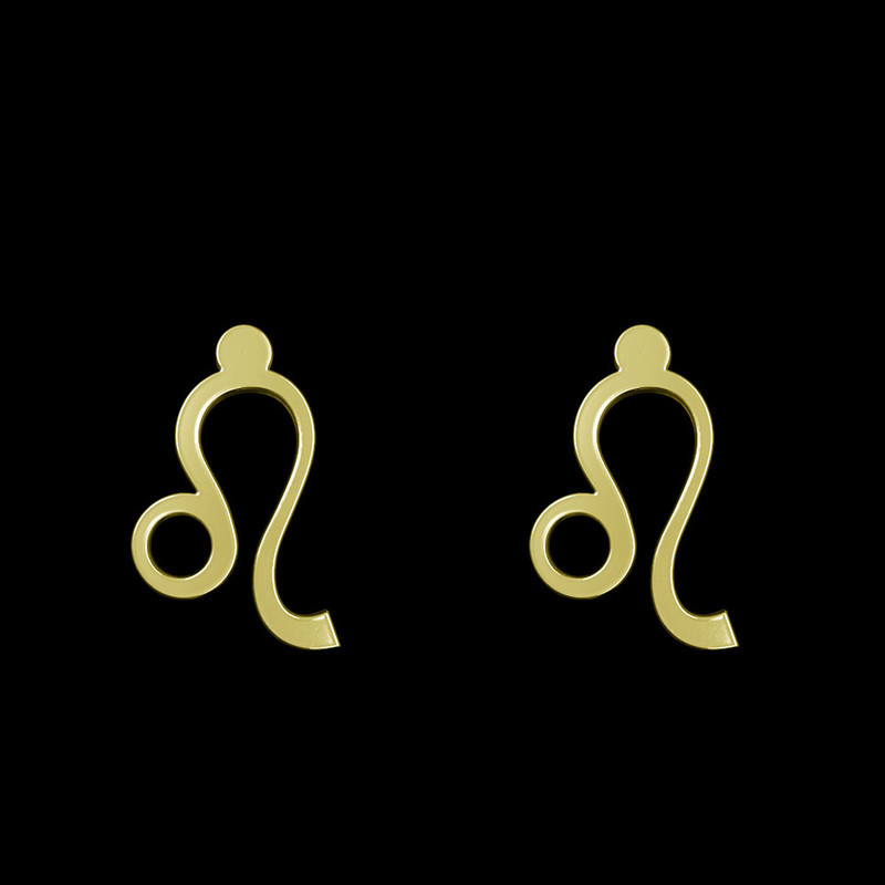 گوشواره طلا 18 عیار زنانه مدوپد مدل هندسی کد GA1-16245