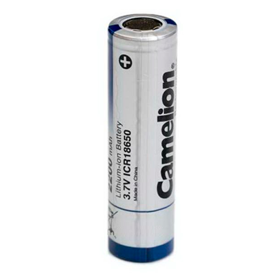 باتری لیتیوم یون قابل شارژ کملیون مدل ICR-18650 ظرفیت 2200 میلی آمپر