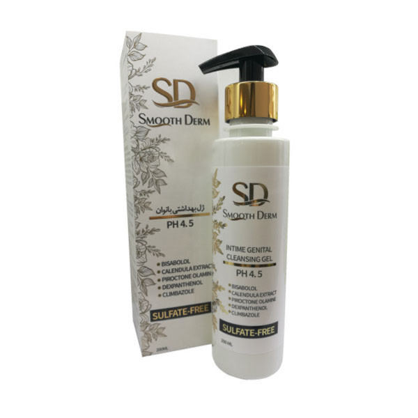 ژل بهداشتی بانوان اسموت درم مدل Genital Cleansing حجم 200 میلی لیتر