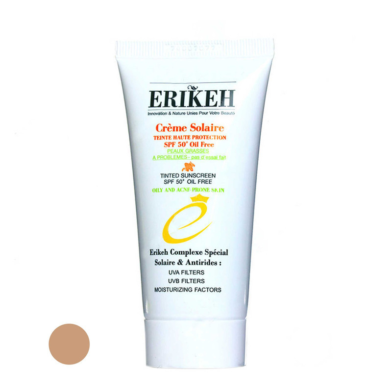 کرم ضد آفتاب رنگی اریکه SPF 50 مدل Solarie And Antirides مناسب پوستهای چرب و اکنه ای حجم 50 میلیلیتر کرم ضد آفتاب رنگی اریکه SPF 50 مدل Solarie And Antirides مناسب پوستهای چرب و اکنه ای حجم 50 میلیلیتر