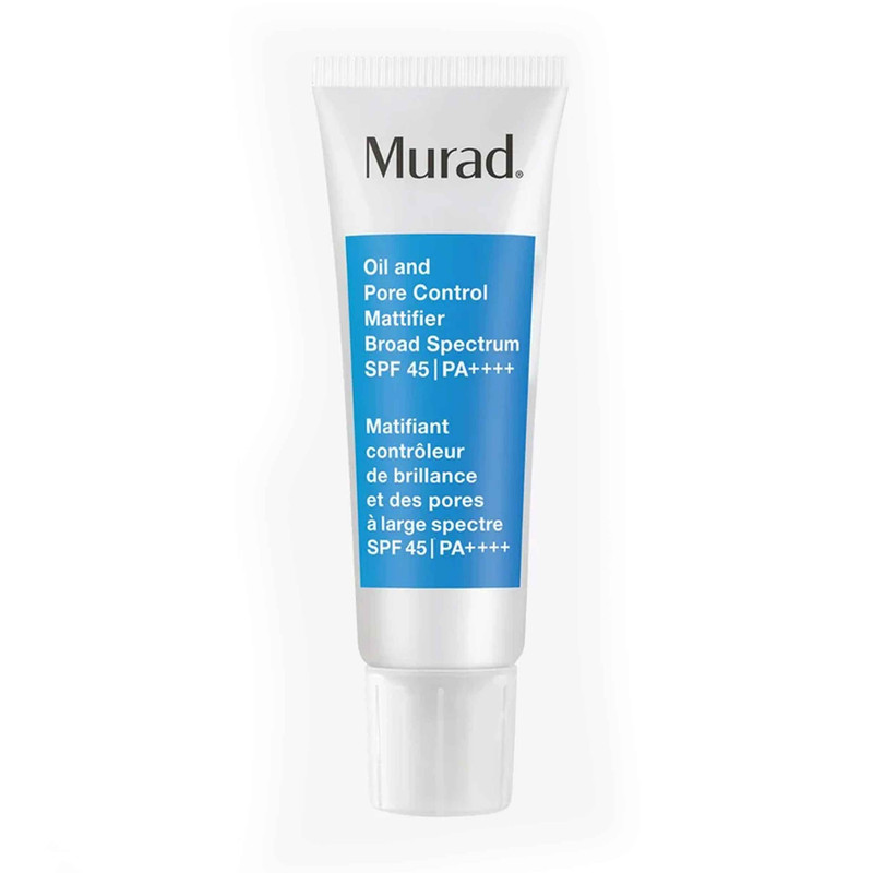 کرم ضد آفتاب بدون رنگ مورد SPF 45 مدل مات کننده و کنترل کننده مناسب انواع پوست حجم 60 میلیلیتر