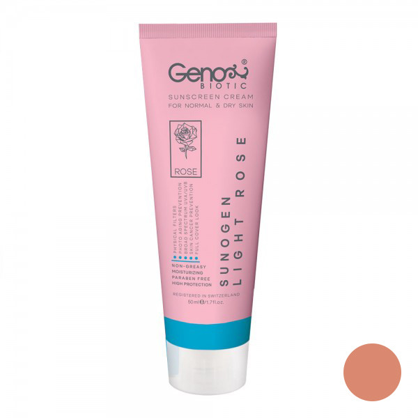 کرم ضد آفتاب ژنوبایوتیک مدل rose 395 حجم 50 میلی لیتر کرم ضد آفتاب ژنوبایوتیک مدل rose 395 حجم 50 میلی لیتر