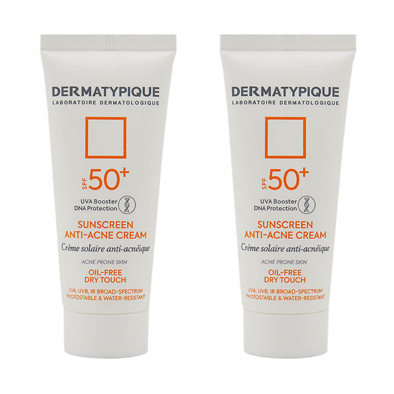 کرم ضد آفتاب درماتیپیک مدل Anti-acne حجم 40 میلی لیتر بسته 2 عددی کرم ضد آفتاب درماتیپیک مدل Anti-acne حجم 40 میلی لیتر بسته 2 عددی