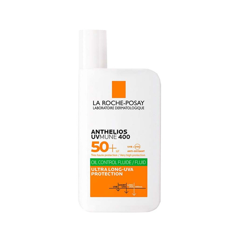 کرم ضد آفتاب بدون رنگ لاروش پوزای SPF 50 مدل control مناسب برای انواع پوست حجم 50 میلیلیتر