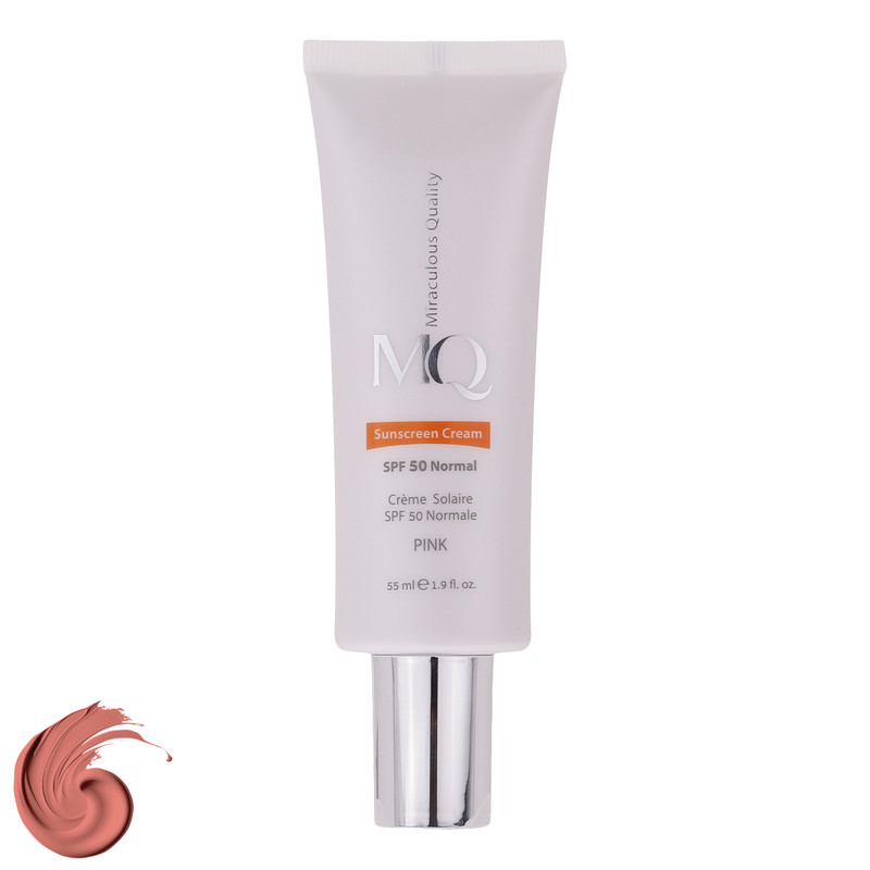 کرم ضد آفتاب رنگی ام کیو، 50 SPF، مدل S564، مناسب انواع پوست تنالیته رنگ متوسط و حجم 55 میلیلیتر، ضد حساسیت، محافظت کننده در برابر اشعه UVA و UVB، مرطوب کننده، دارای فرمولاسیون غیرکومدونزا، با ماندگاری 2 ساعته