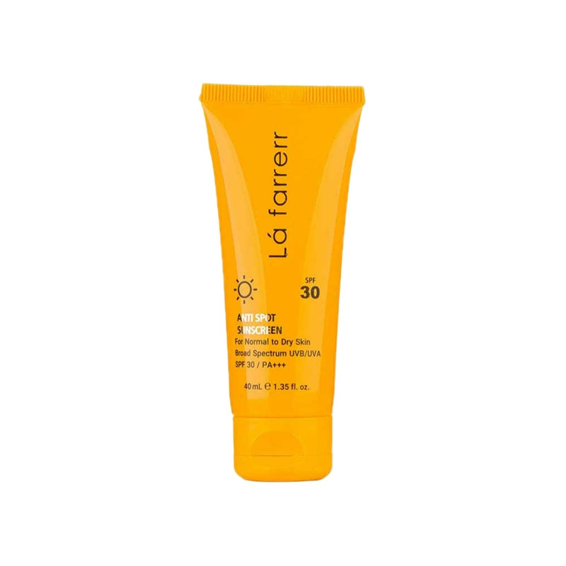 کرم ضد آفتاب بدون رنگ لافارر SPF 30 مدل 01 مناسب برای پوست های خشک حجم 40 میلی لیتر کرم ضد آفتاب بدون رنگ لافارر SPF 30 مدل 01 مناسب برای پوست های خشک حجم 40 میلیلیتر