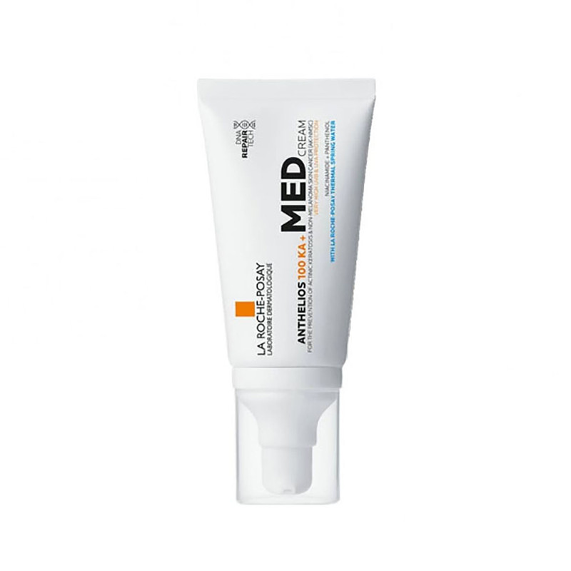 کرم ضد آفتاب بدون رنگ لاروش پوزای SPF 100 مدل  la roche-posay anthelios 100ka+ med مناسب پوستهای حجم میلیلیتر