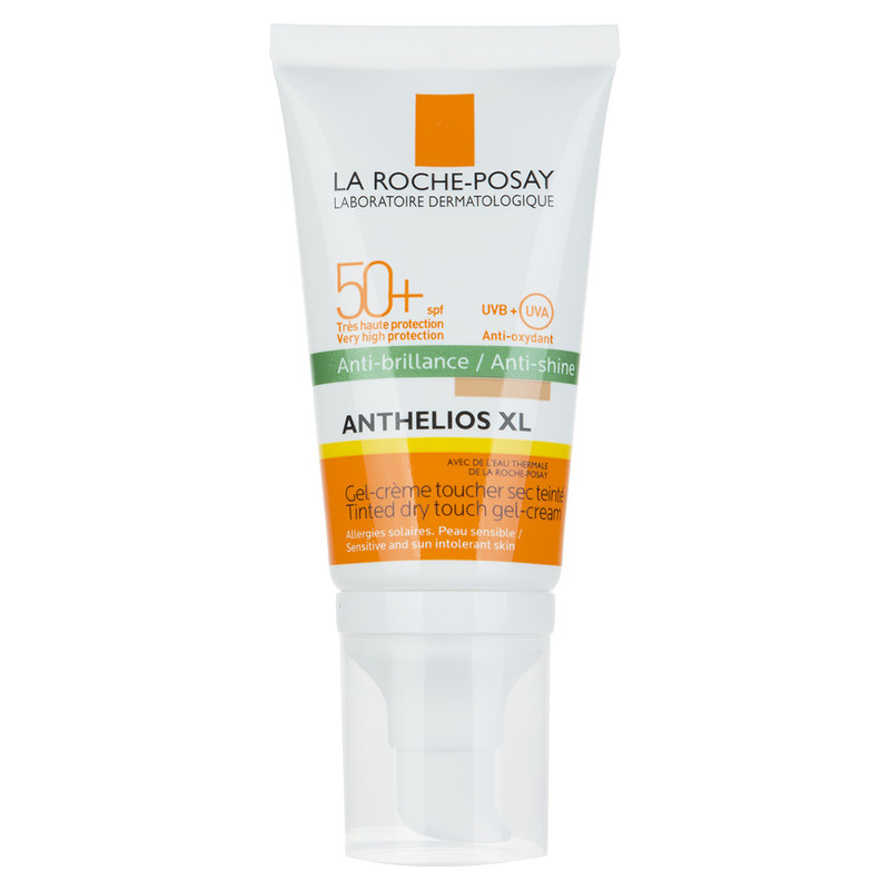 ژل کرم ضد آفتاب رنگی لاروش پوزای SPF 50 مدل Anti Shine مناسب پوست های چرب حجم 50 میلی لیتر