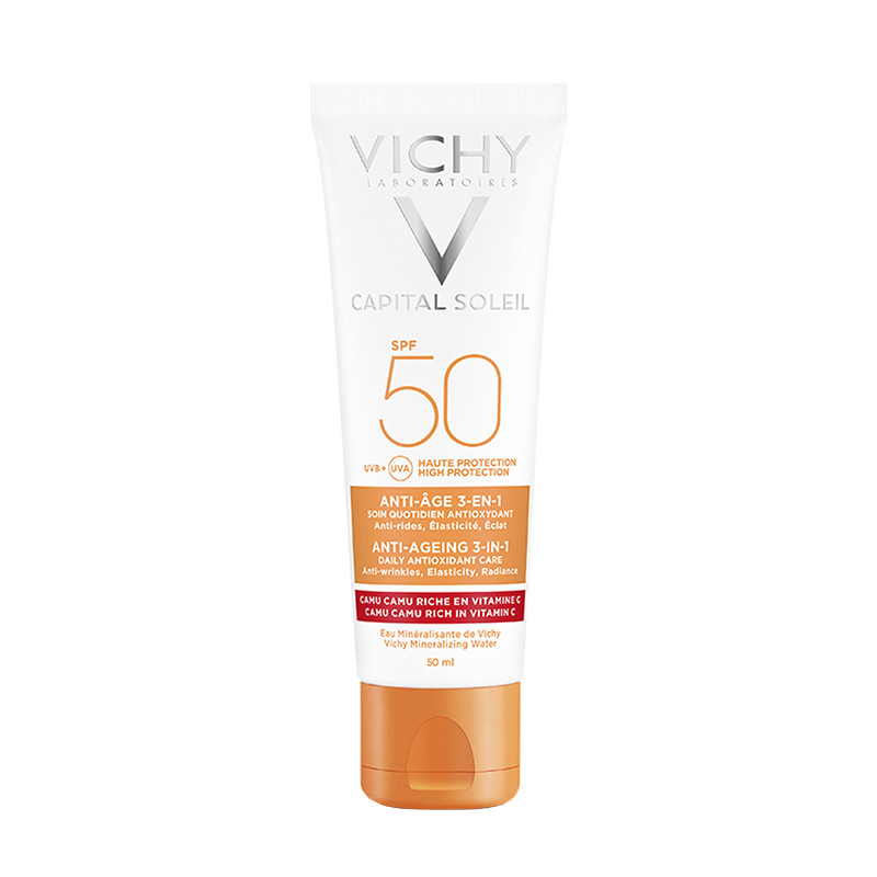 کرم ضد آفتاب ویشی مدل Anti-Age 3in1 حجم 50 میلی لیتر کرم ضد آفتاب ویشی مدل Anti-Age 3in1 حجم 50 میلی لیتر