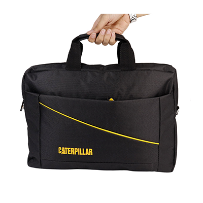 کیف لپ تاپ مدل Caterpillar خط زرد-small-image