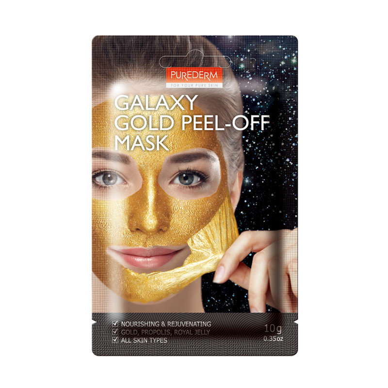 ماسک صورت پیور درم سری Galaxy مدل Gold وزن 10 گرم