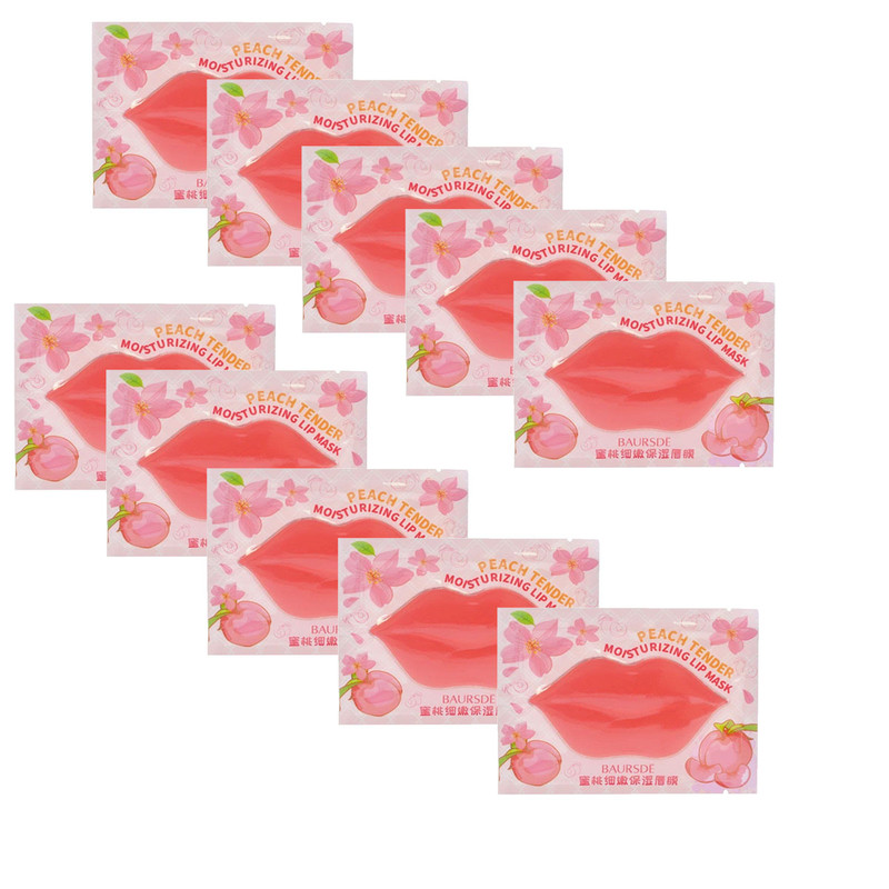 ماسک لب بورسدی مدل Peach وزن 8 گرم بسته 10 عددی