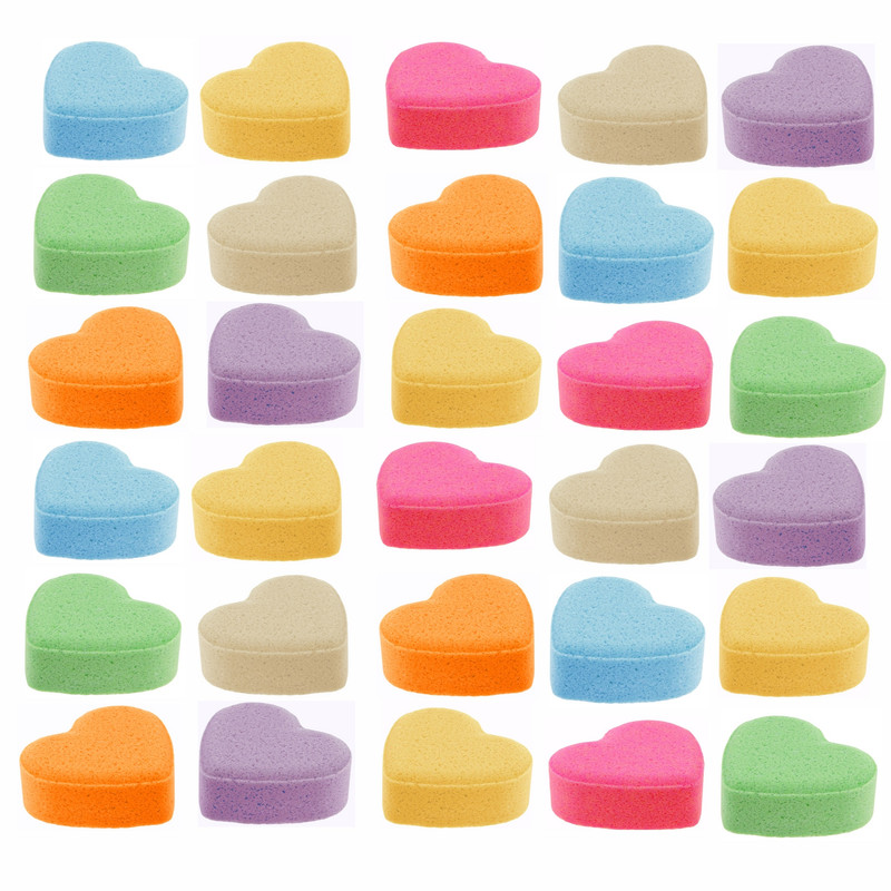 کوکتل مانیکور ایمنس هربال مدل قلب کد 030 وزن 10 گرم مجموعه 30 عددی