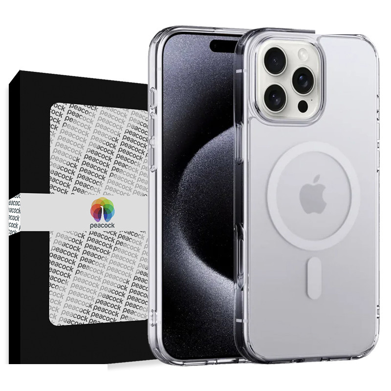 کاور گوشی موبایل اپل  iPhone 16 Pro پیکوک مدل Clear Magsafe