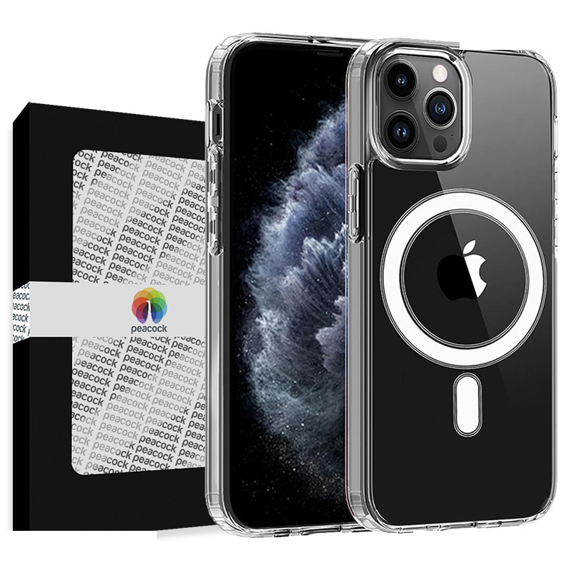 کاور گوشی موبایل اپل iPhone 11 Pro Max پیکوک مدل Clear Magsafe