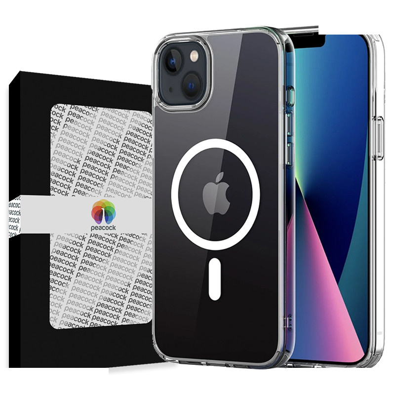 کاور گوشی موبایل اپل iPhone 13 پیکوک مدل Clear Magsafe