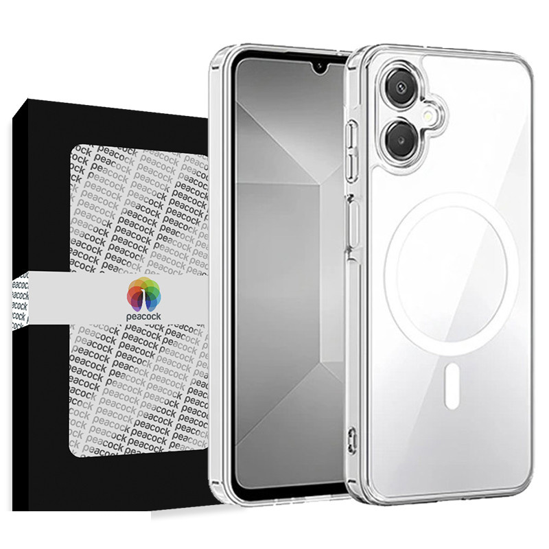 کاور گوشی موبایل سامسونگ Galaxy A06 پیکوک مدل Clear Magsafe